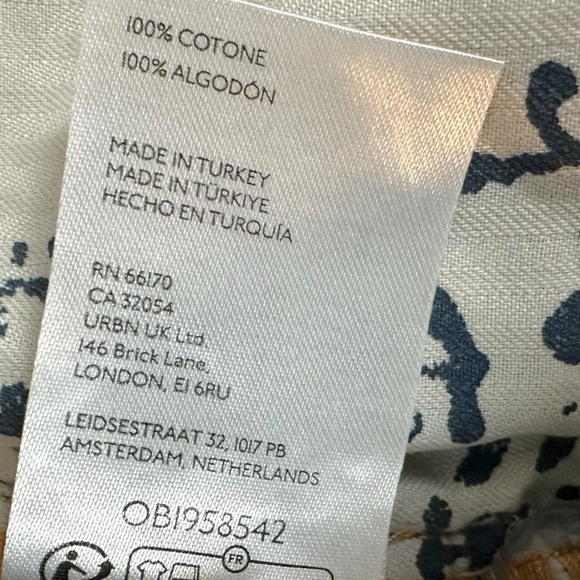 Free People Ripple Wide Leg Crop Jeans Light Wash Size 26 L Culottes Retro 70s - Picture 14 of 15